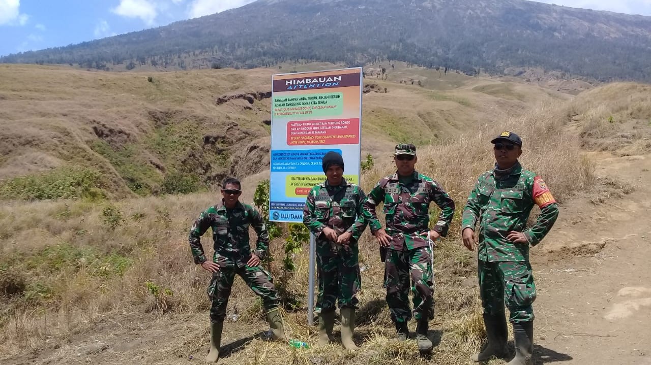 Dansektor Iii Lombok Timur Tinjau Kondisi Jalur Pendakian Gunung Rinjan