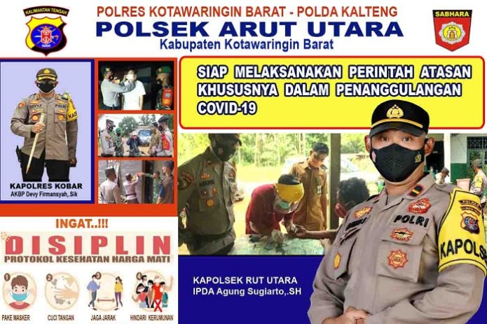 Kapolsek Arut Utara IPDA AGUNG SUGIARTO