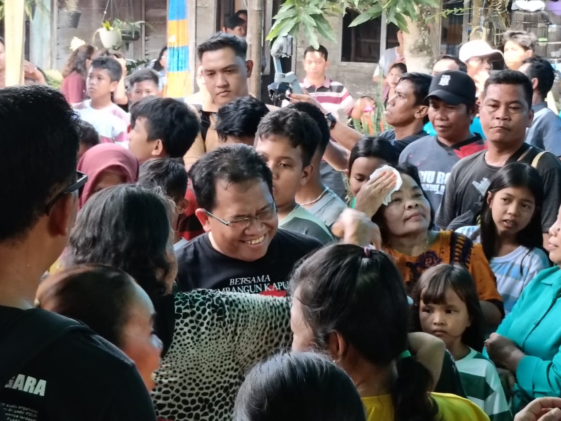 Erlin Hardi disambut hangat warga Desa Kaladan